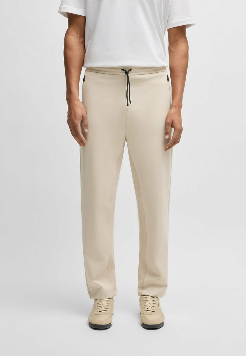 BOSS - Tracksuit bottoms - open beige four, Enlarge