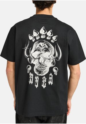 Print T-shirt - blk
