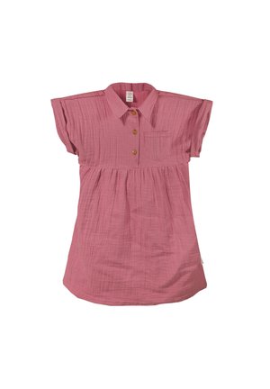 Shirt dress - foxglove