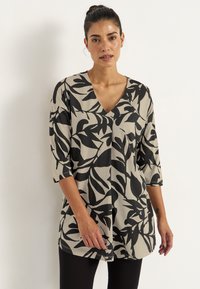 Cellbes of Sweden Lang�ærmet T-shirt - beige black patterned