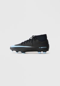 MERCURIAL SUPERFLY 10 CLUB FG/MG - Kopačky pro pevný povrch - black/ice blue