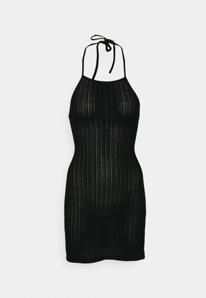 Even&Odd, STRAPPY BACK MINI BODYCON FAKE KNIT DRESS - Sukienka letnia