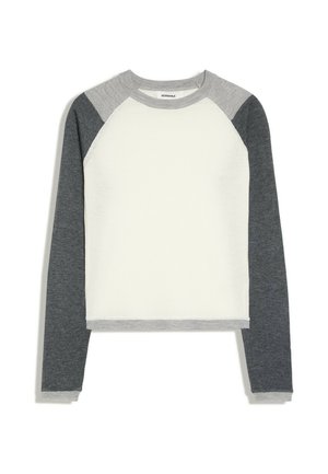Bershka, CREW NECK SWEATER - Pullover - grey