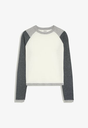 Bershka, CREW NECK SWEATER - Pullover - grey