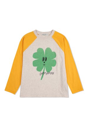 LONG SLEEVE LENGHT LUCKY CLOVER UNISEX - Long sleeved top - off white