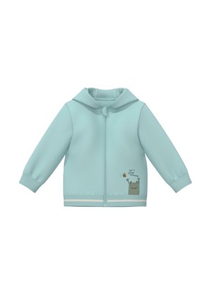 Zip-up sweatshirt - helles türkis