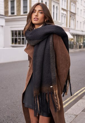 Lipsy COSY BRUSHED - Šalle - black