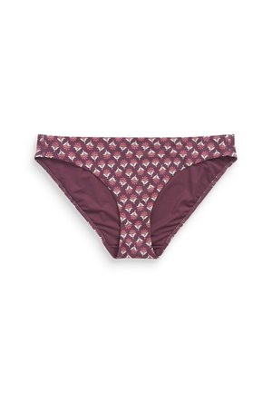 HIGH LEG STANDARD - Bas de bikini - berry red woodblock