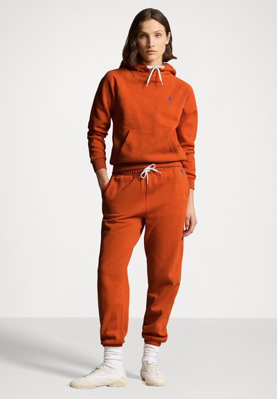 Polo Ralph Lauren SHRUNKEN FIT FLEECE HOODIE - Džemperis ar kapuci - college orange