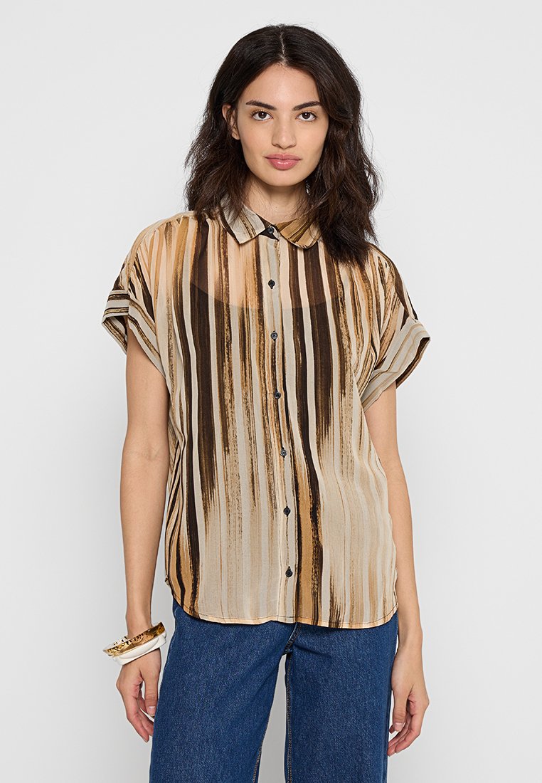 DKNY Overhemdblouse bruin