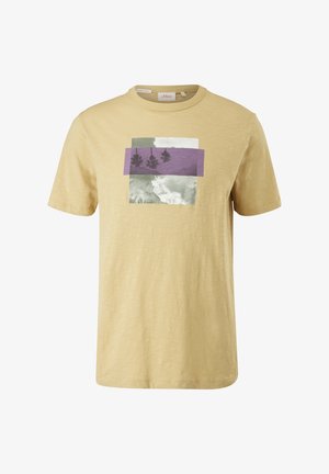 Print T-shirt - yellow