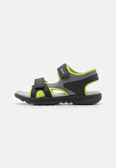J VANIETT BOY - Sandales de randonnée - black/lime
