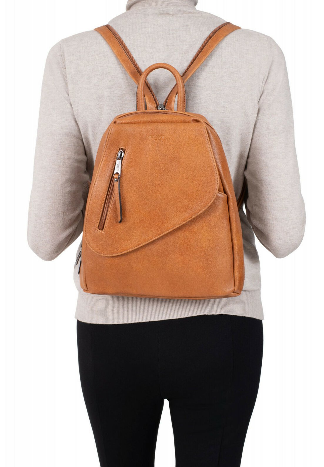 Pochette Femme Hexagona Harmony - Vernis Lisse - Porté Main, Bandoulière Ou Chaîne - Compatible Smartphone - 2 Compartiments