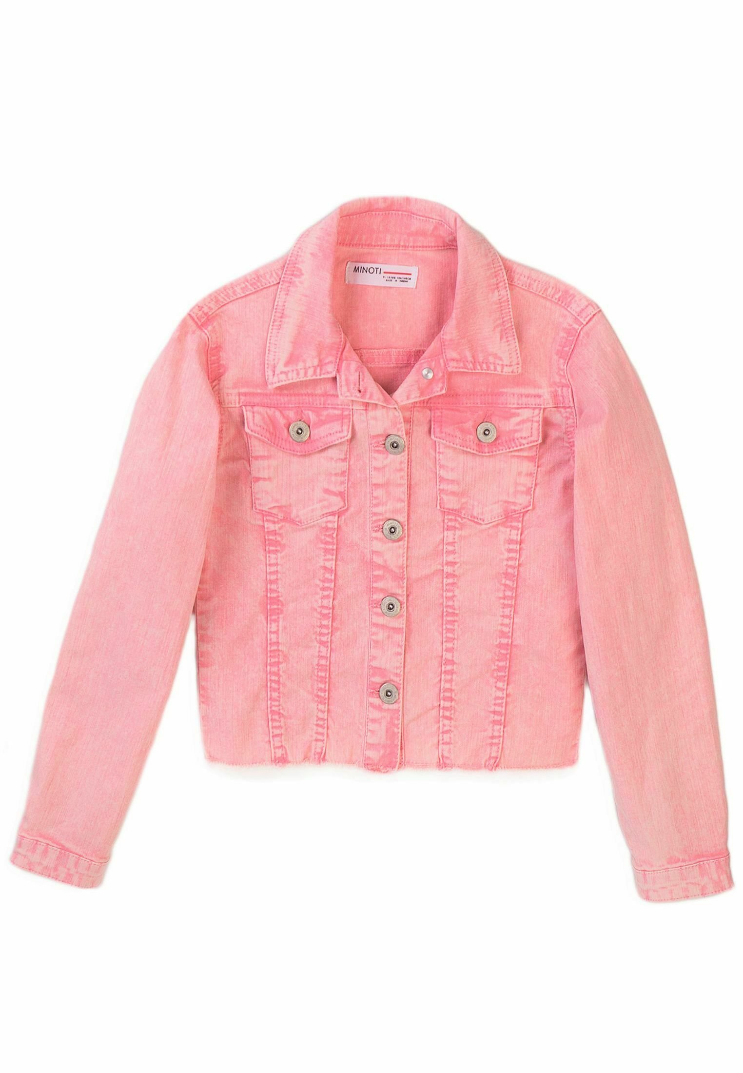 blush pink jean jacket
