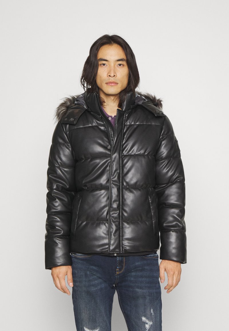 Guess STRETCH JACKET Winter jacket jet black/black Zalando.ie