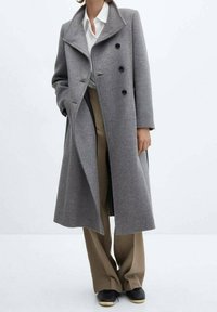 Mango Abrigo clásico - grey