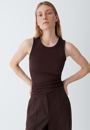 OPUS CLEAN TAPER - Débardeur - coffee bean