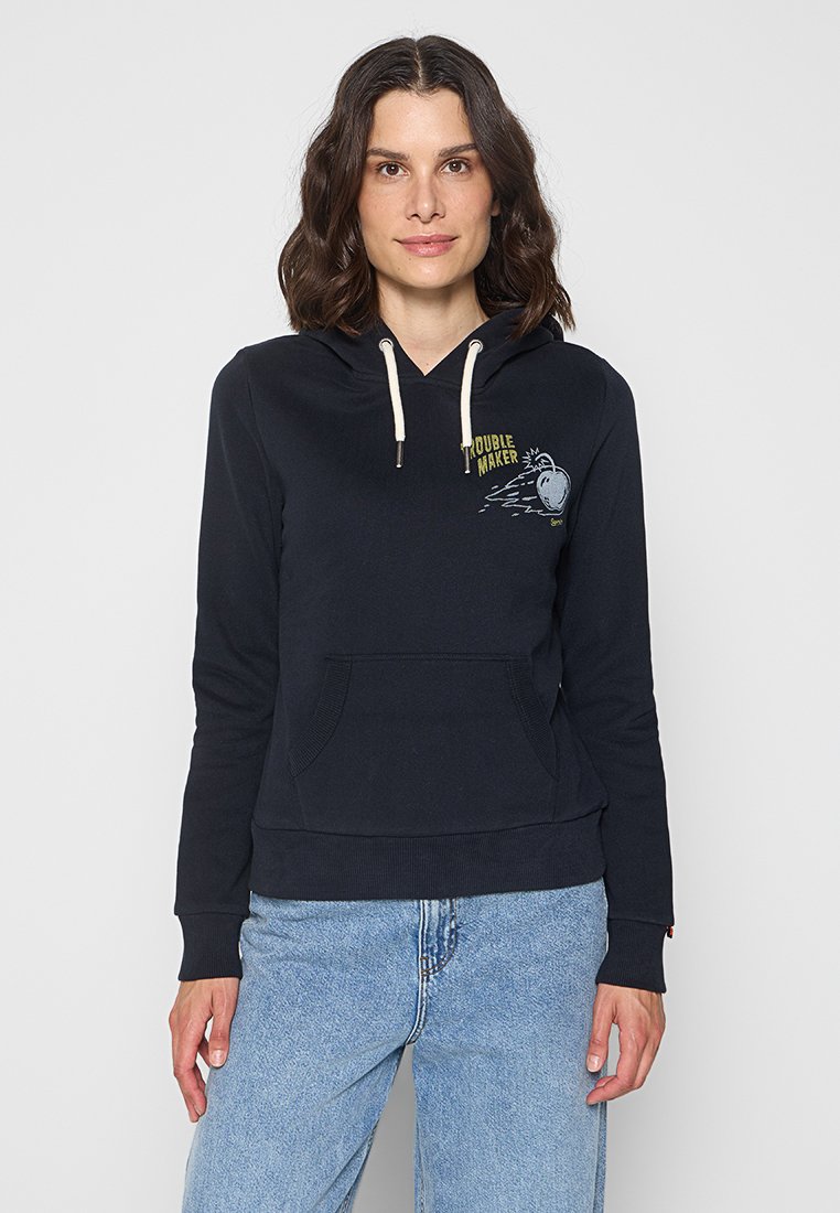 Superdry & Co Hoodie zwart