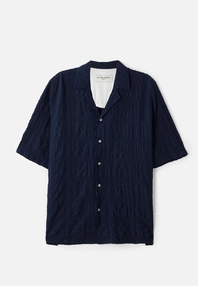 OFFICINE GENERALE EREN WRINKL SEERSUCKER - Camicia - night sky