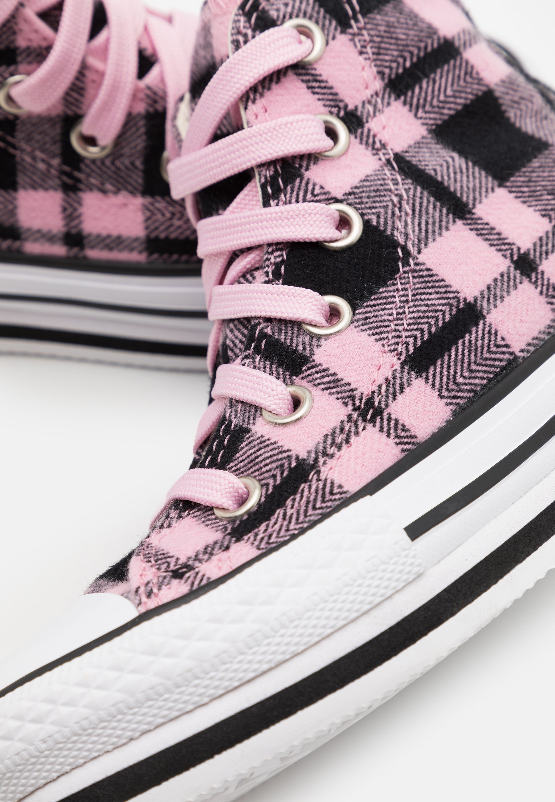 rosa converse kariert