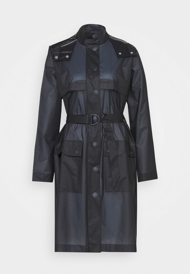 WOMENS REFINED PART PLEAT COAT - Veste imperméable - navy
