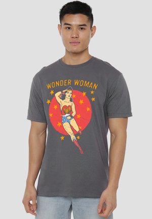 Cotton Soul, Print T-shirt - anthracite