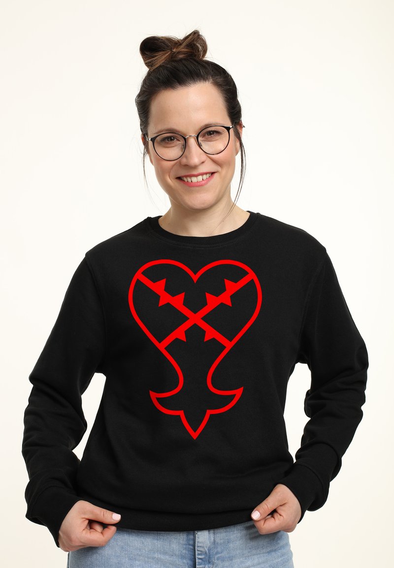 Henry Tiger KINGDOM HEARTS HEARTLESS SYMBOL - Sudadera - black