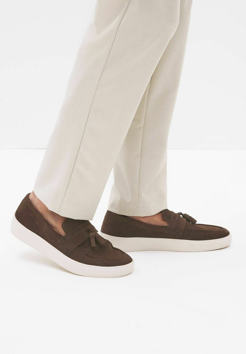 Next SUEDE TASSEL LOAFERS Mocassins brown/marron ZALANDO.FR