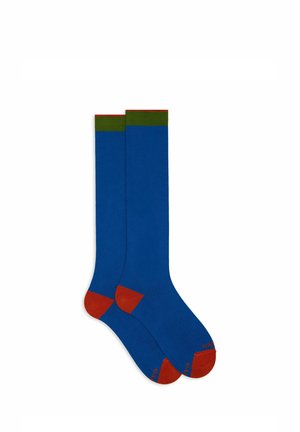 LONG - Calzettoni - prussia foglia