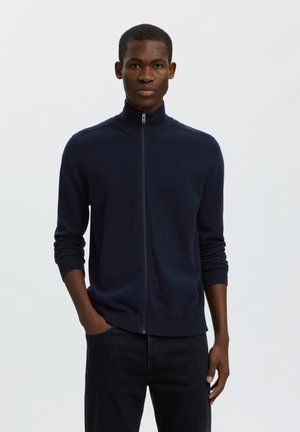 Selected, SLHBERG FULL ZIP - Gilet - navy