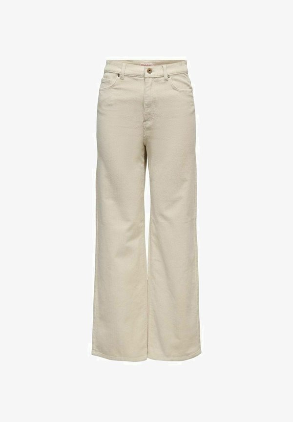 ONLHOPE GLOBAL WIDE - Trousers - oatmeal 1