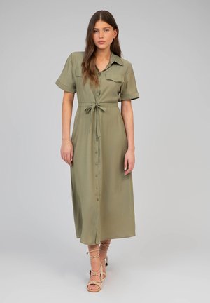 AN'GE MALIZE - Robe chemise - militaire
