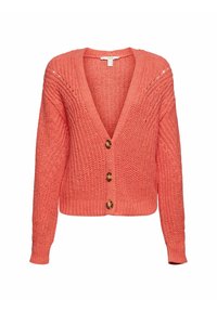 Esprit CARDIGAN - Cardigan - coral