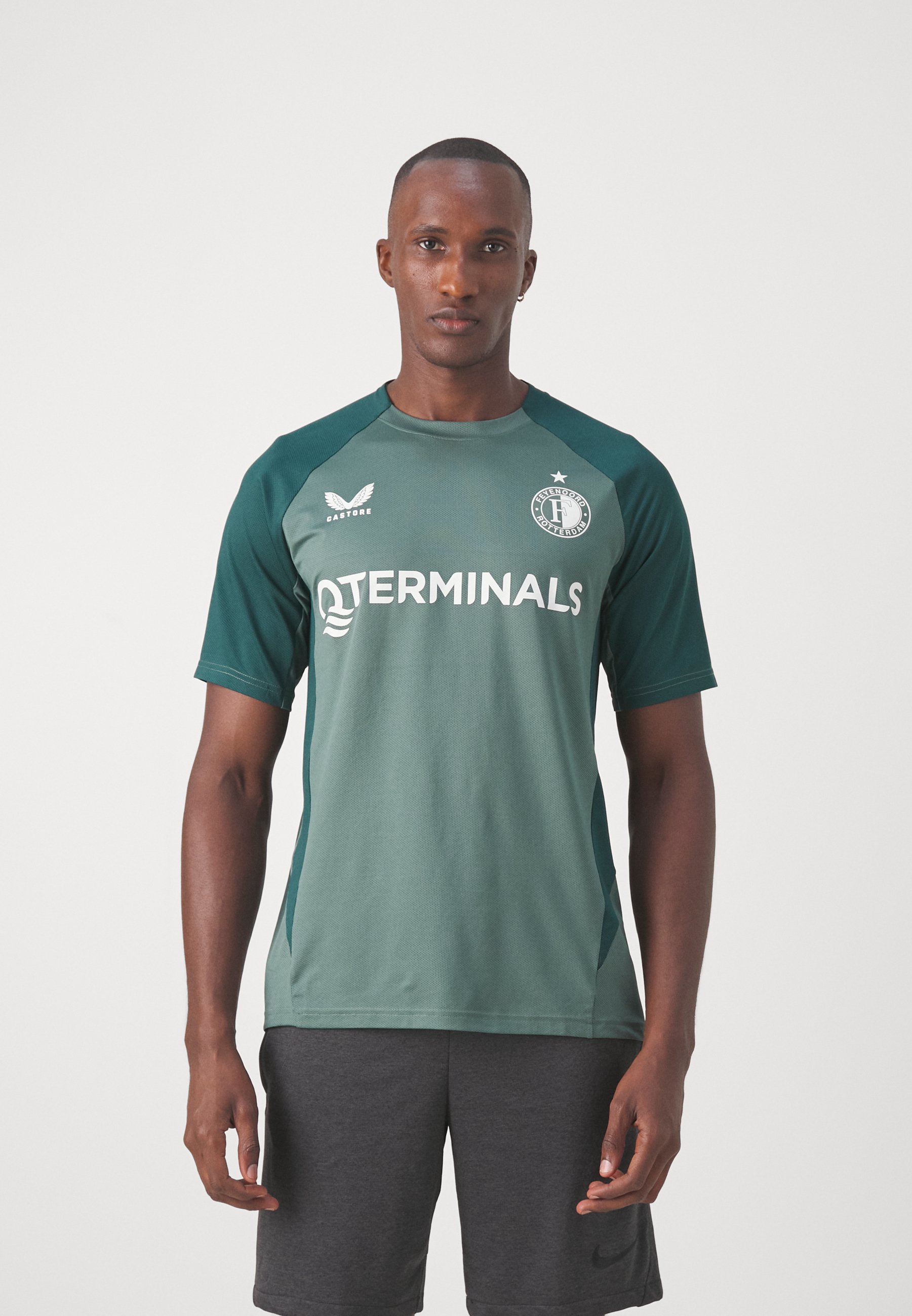 Castore FEYENOORD ROTTERDAM TRAINING SHORT SLEEVE TEE - Sport T