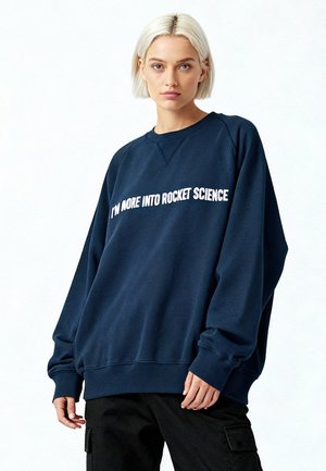 ROCKET SCIENCE EMBROIDERY SUPERHEAVY - Felpa - dark blue