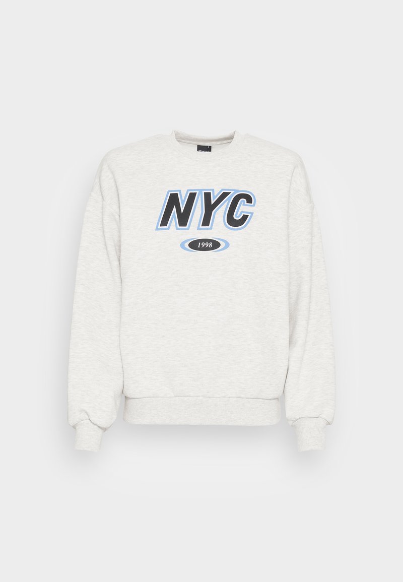 Damen Sweatshirts | Gina Tricot RILEY SWEATER Sweatshirt greymel/nyc/hellgrau-meliert - FK94352 Damen Sweatshirts | Gina Tricot RILEY SWEATER Sweatshirt greymel/nyc/hellgrau-meliert - FK94352