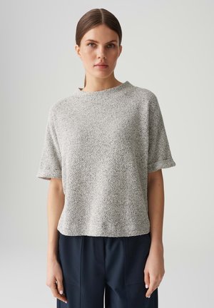 LOOSE FIT - Basic T-shirt - hazy fog melange