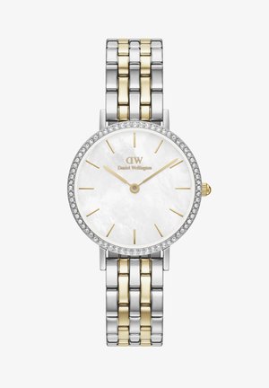 PETITE LUMINE BEZEL 5-LINK TWO-TONE MOP - Horloge - silver-coloured