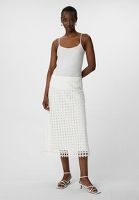 A-line skirt - weiß