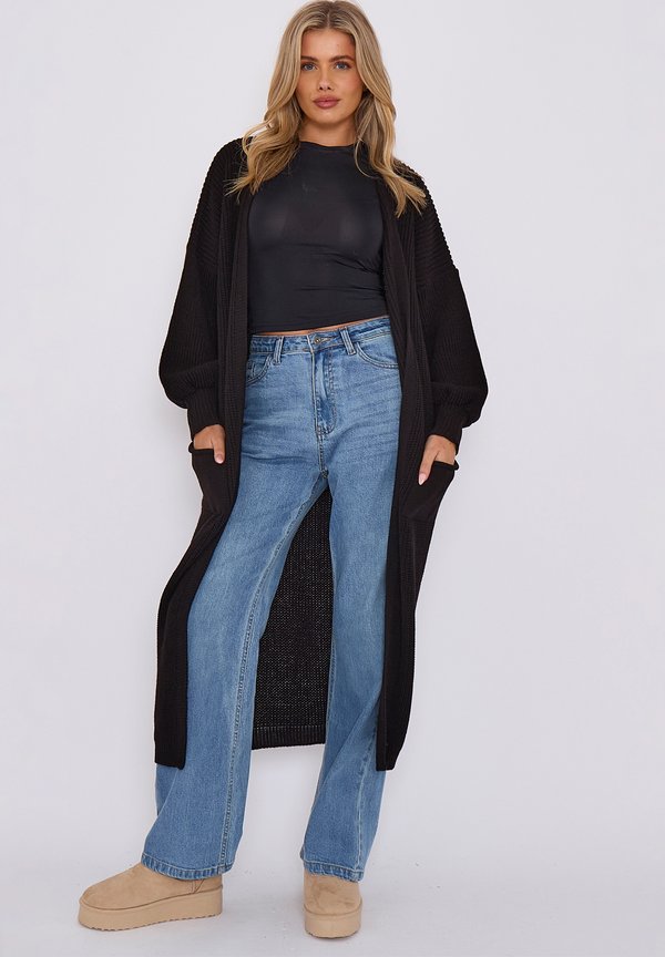 CHUNKY - Strickjacke - schwarz