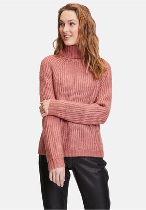 Jumper - dark pink melange
