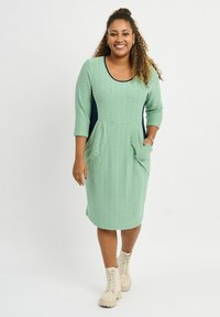 Pont Neuf PNBianco - Rochie tricotată -  soft green