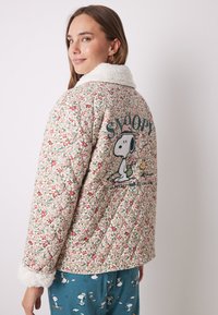 women'secret THE PEANUTS SNOOPY FLORAL - Morgonrock - pink