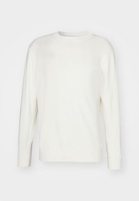 CASHMERE BLEND PLAIN CREW NECK - Svetrík - startch