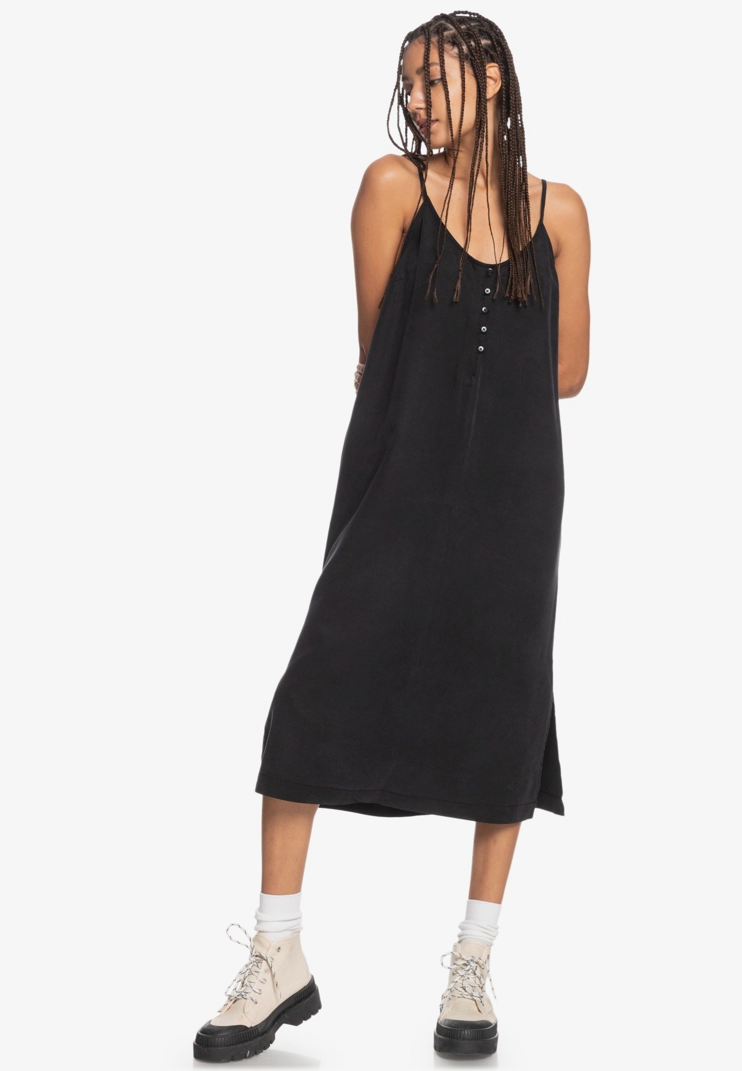 Quiksilver Freizeitkleid Black Schwarz Zalando De
