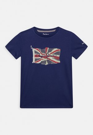 T-shirt med print - blue