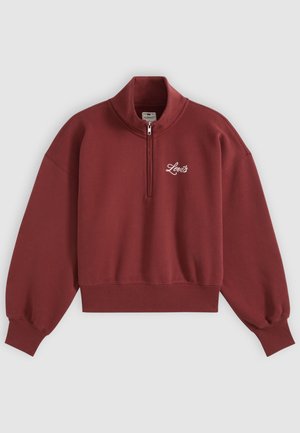 Levi's®, VINTAGE 80S 1/4 ZIP - Sweatshirt - warm cabernet