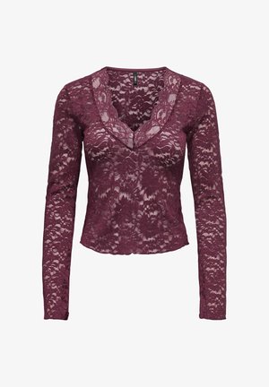 ONLY, ONLNIKKA L/S LACE TOP JRS NOOS - Blouse - fig