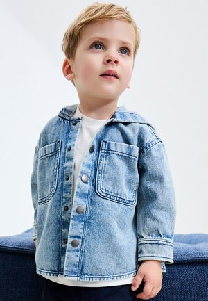 Next, HOODED - Giacca di jeans - mid blue