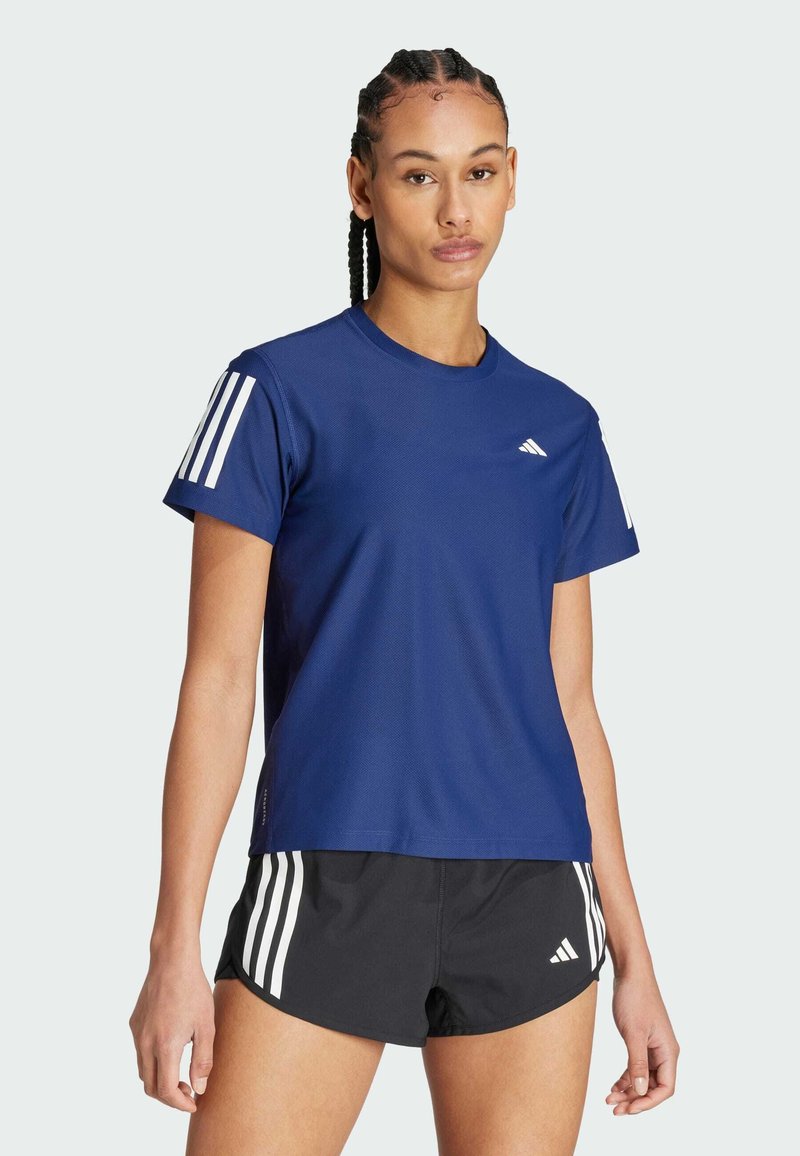adidas Performance TEE - T-shirt till träning - dark blue